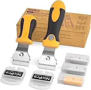 Nicpro 2 Pcs Muti-Purpose Razor Blades Scraper Set