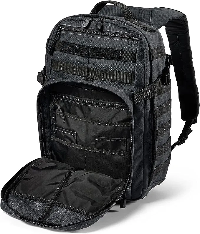 5.11 Tactical Backpack – Rush 12 2.0 – Military Molle Pack, CCW and Laptop Compartment, 24 Liter, Small, Style 56561, Kangaroo