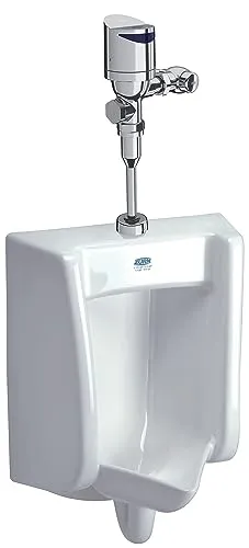 Zurn One Z.UR2.S.TM Sensor Urinal System with Wall Hung Urinal and Top Mount Flush Valve