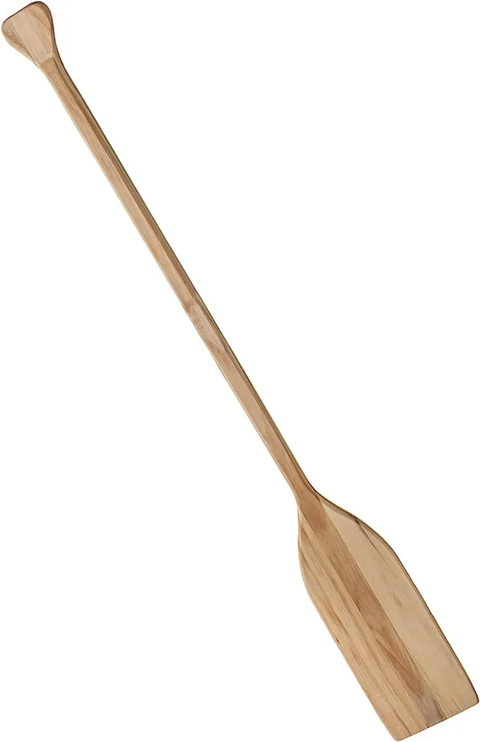 Seachoice Wood Paddle, New Zealand Construction, Wide Top Hand Grip, Clear Finish, Various Sizes