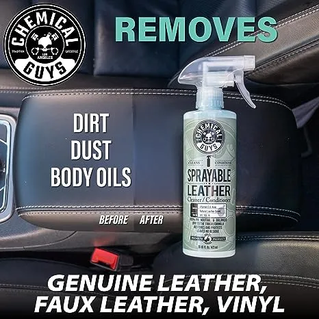 Chemical Guys Sprayable Leather Cleaner & Conditioner in One - 16oz