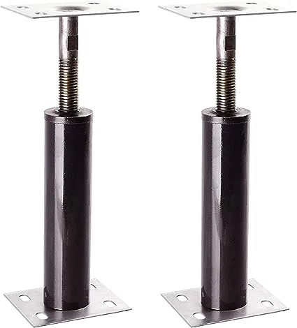 Adjustable Floor Jack Post 15 Gauge - Size Range 1'-1'3" (2 Pack)