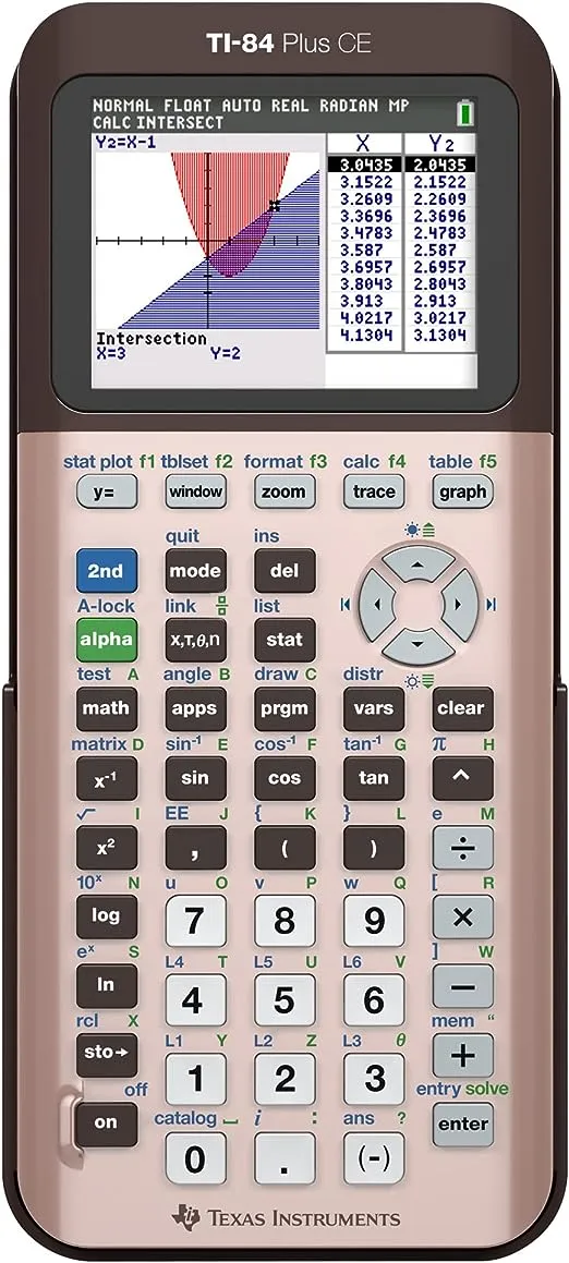 Texas Instruments TI-84 Plus CE Graphing Calculator