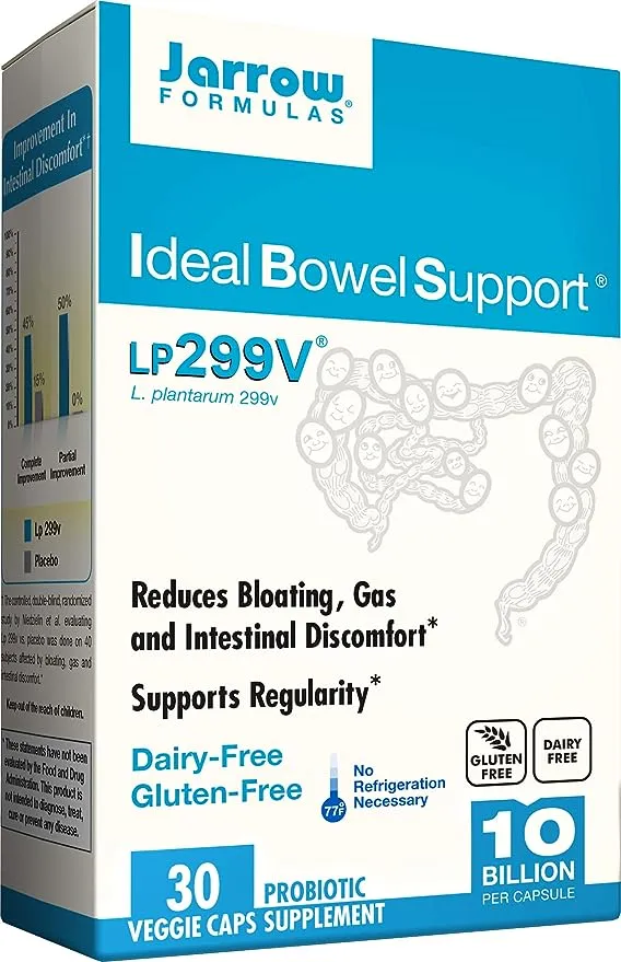 Jarrow Formulas, Ideal Bowel Support, 10 Billion, 30 Veggie Caps