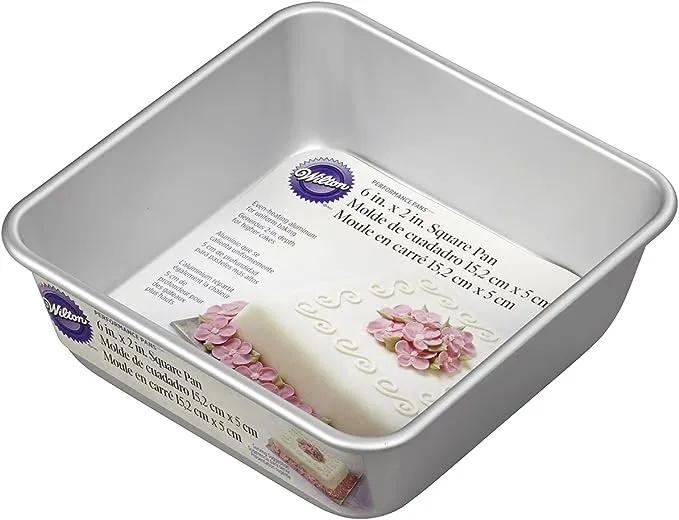 Wilton Performance Cake Pan -6"X2" Square