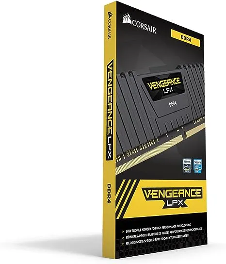 Corsair Vengeance LPX 16GB (2x8GB) DDR4 3600 (PC4-28800) C16 1.35V AMD and Intel Optimized Desktop Memory - Black