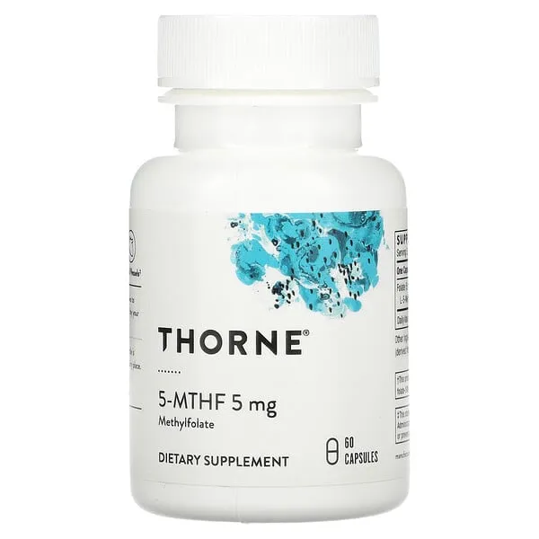 Thorne, 5-MTHF, 1 mg, 60 Capsules