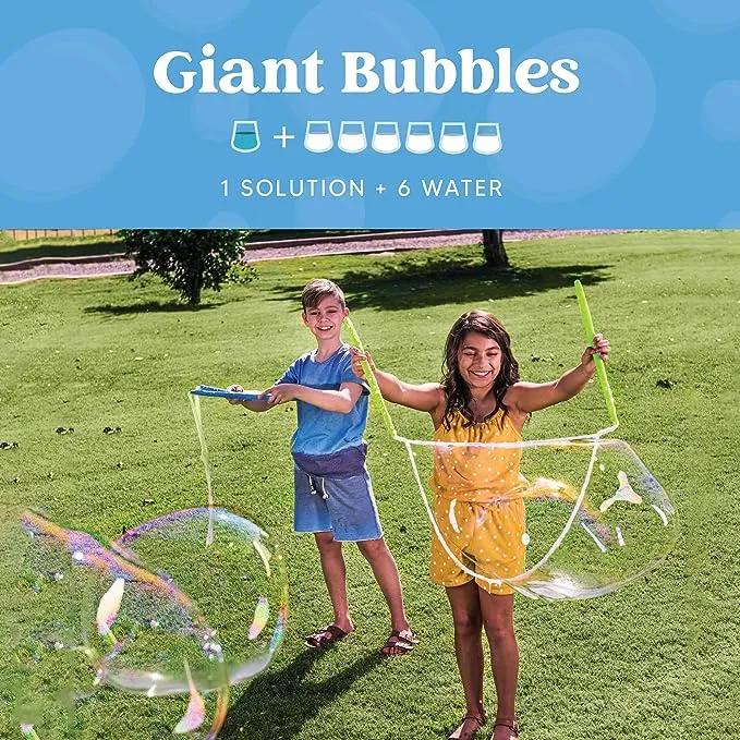 JOYIN 32 oz Bubble Solution Refills (up to 2.5 Gallon) Big Bubble Concentrated for Bubble Machine, Bubble Juice Refills