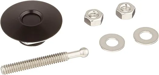 Products QL-25-SB1.5 1.5" Diameter Black Anodized Aluminum Mini Quick Release Latch