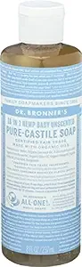 Dr. Bronner's, Baby Soap Liquid Castile, 8 Fl Oz