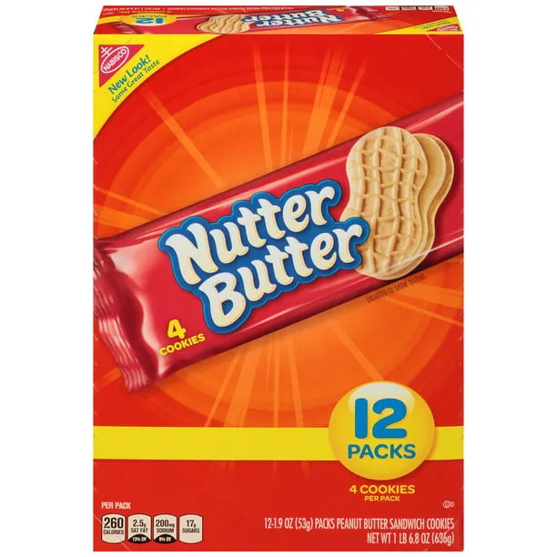 Nutter Butter Cookies Sandwich Peanut Butter