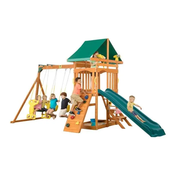 Creative Cedar Designs Sky View Wooden Playset