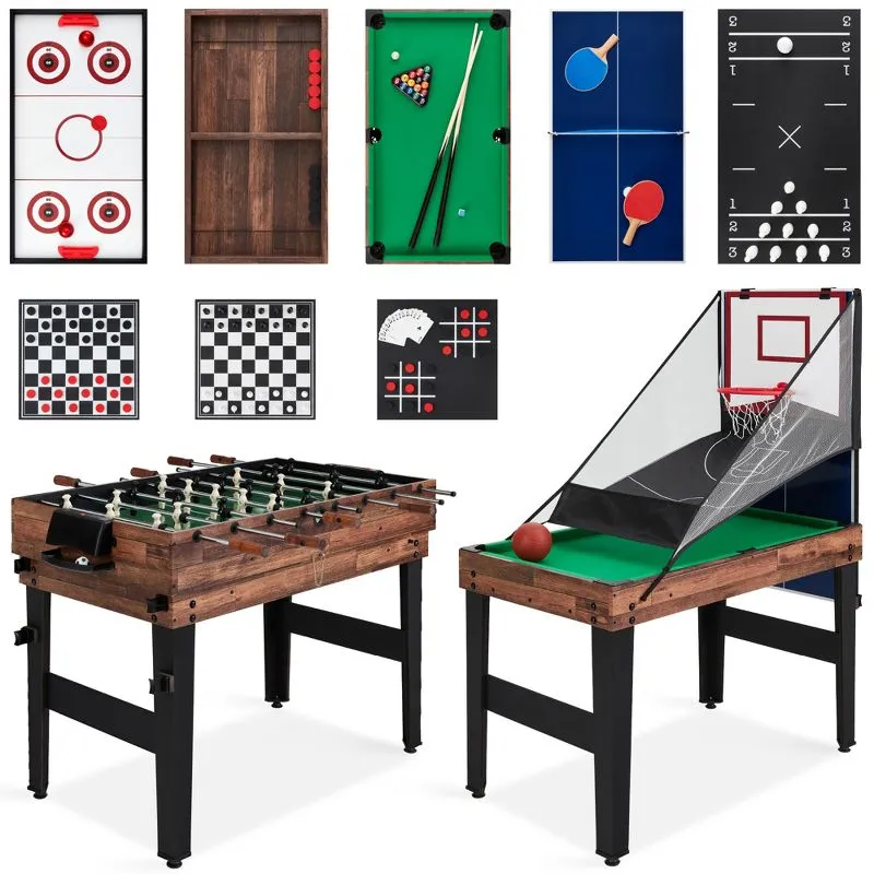 Best Choice Products 13-in-1 Combo Game Table Set for Home, Game Room, Friend...