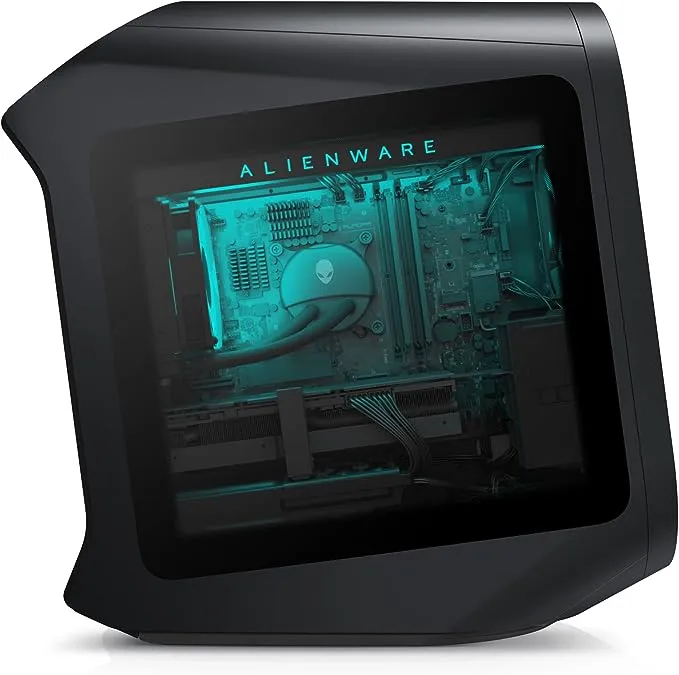 Alienware Aurora R15 Gaming Desktop - Intel Core i9-13900F, 32GB DDR5 RAM, 1TB SSD, NVIDIA RTX 4070 Ti GDDR6X, Liquid Cooling, Windows 11 Home - Dark Side of The Moon