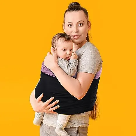 TKKOK Baby Wrap Carrier, unisex Baby Carrier, Lightweight & Ultra Soft, Easy to ...