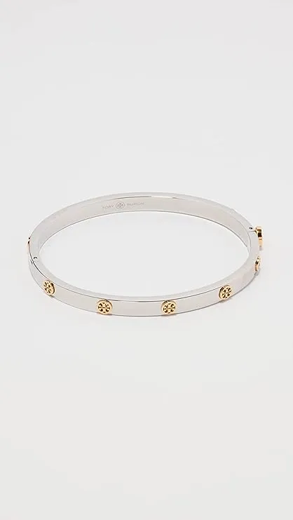 Tory Burch Women's Miller Stud 5mm Hinge Bracelet