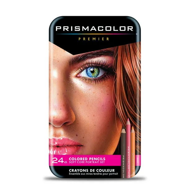 Prismacolor Colored Pencils, Portrait Colors, Set of 24