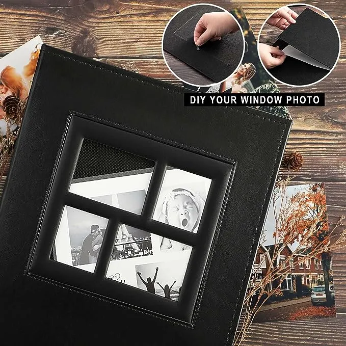 Ywlake Photo Album 4x6 500 Pockets Photos, Extra Large Capacity Family Wedding Picture Albums Holds 500 Horizontal and Vertical Photos