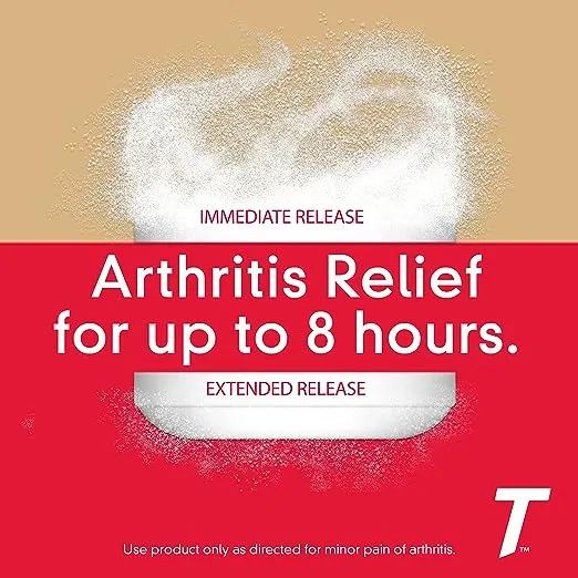 Tylenol 8 Hour Arthritis Pain Relief Extended-Release Tablets, 650 mg Acetaminophen, Joint Pain Reliever & Fever Reducer Medicine, Oral Pain Reliever for Arthritis & Joint Pain, 24 Count