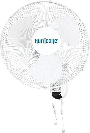 Hurricane Classic Oscillating Wall Mount Fan 16