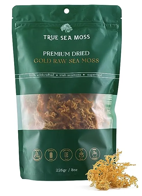 Dried Gold Raw Sea Moss | 100% Wildcrafted Irish Seamoss Organic Vegan Superfood  | eBay