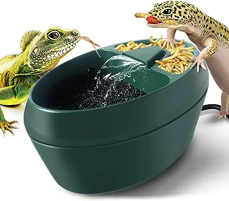 MYGIIKAKA Reptile Drinking Water Fountain