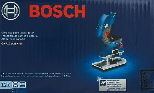 Bosch 12V Max EC Brushless Palm Edge Router (Bare Tool) GKF12V-25N