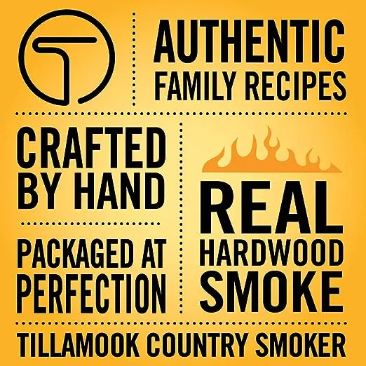 Tillamook Country Smoker Real Hardwood Smoked Sausages, Hunter's Sausage, 1.44 Ounce, 24 Count