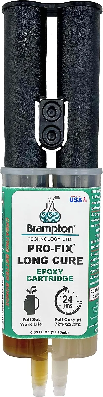 Brampton PRO-FIX Long Cure Golf Epoxy - Full Set Work Life - Extra Strength... 