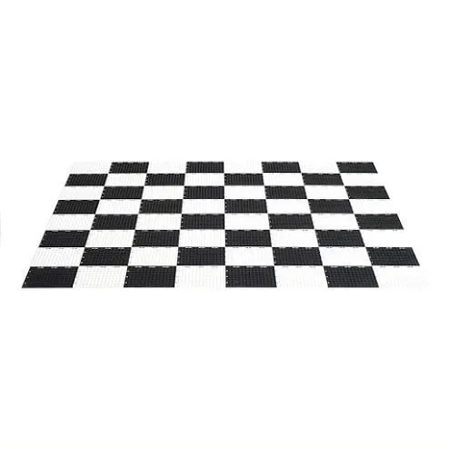 MegaChess Giant Chess Game Board - Plastic - Giant Size - Compatable 25 Inch 37 Inch and 49 Inch Giant Chess Sets 10 Inch Giant Checkers