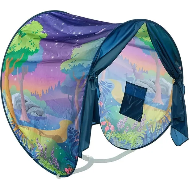 DreamTent Fun Pop Up bed tent Fantasy Forest Twin (w/ Light)