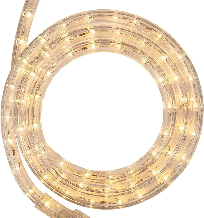 18 ft Heavy Duty LED Rope Light Kits Connectable Indoor Outdoor Tube Lights