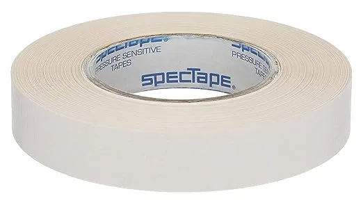 Spectape 555H136 Double-Faced Adhesive Tape, 36 yds Length x 1" Width