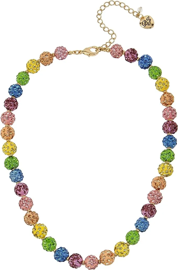 Betsey Johnson Fireball Collar Necklace