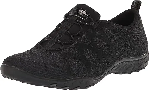 Skechers Active Breathe Easy-Infi-Knity Slip-On 6 Women's Black