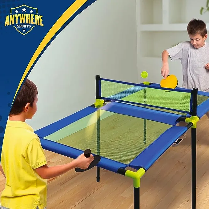 Anywhere Sports Portable Trampoline Ping Pong Game