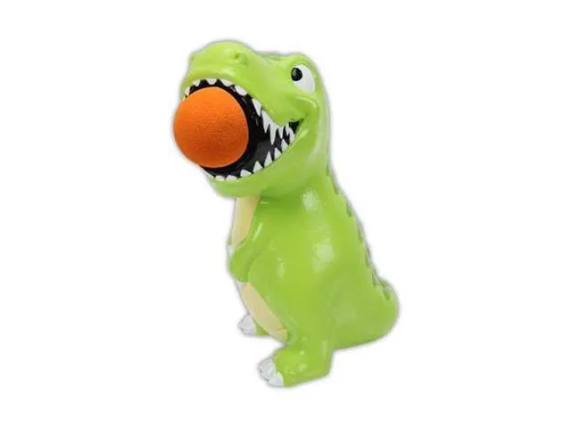 Hog Wild T-Rex Dinosaur Popper - Shoot Up to 20 Feet - 6 Balls Included - Age 4+