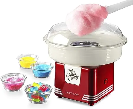 Nostalgia Retro Hard Candy Cotton Candy Maker