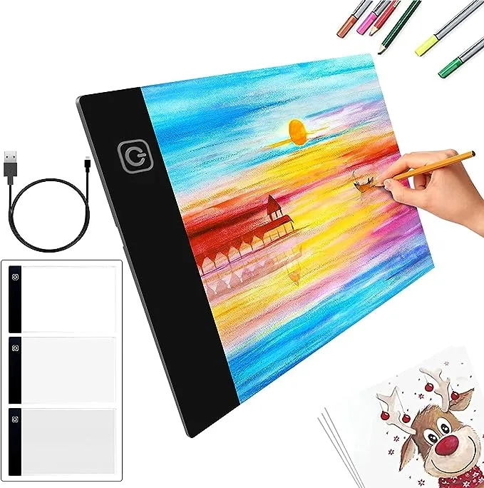 Portable Led A5 Painting Light Pad Tracing White LED Artcraft Light Box Light Pa