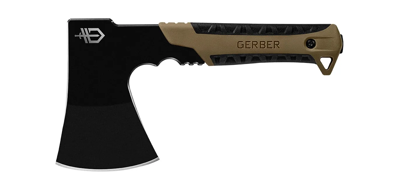 Gerber Pack Hatchet, Coyote Brown and Black