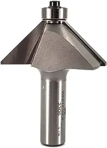 Whiteside Router Bits 2292 Chamfer Bit with 45-Degree 7/16-Inch Cutting Length