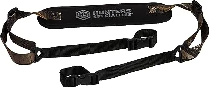 Hunters Specialties Quick Release Bow Sling - Archery Hunting Cushioned Non-Slip Neoprene Realtree Camo Bow Sling