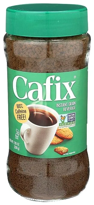 Cafix Coffee SUBSTITUTE Crystals Jar 7.05 Ounces