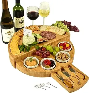 Picnic at Ascot Deluxe Bamboo Cheese/ Charcuterie Board