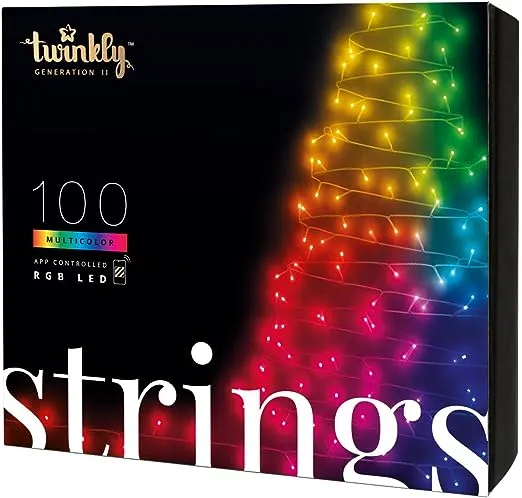 New Sealed Twinkly String 100 RGB App-Controlled Smart LED Lights Gen II 26.2ft