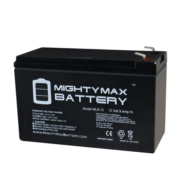 Mighty Max Battery 12V 9Ah Replacement for CyberPower 1500 AVR Rechargeable Sealed Lead Acid 1290 Backup Power Batteries