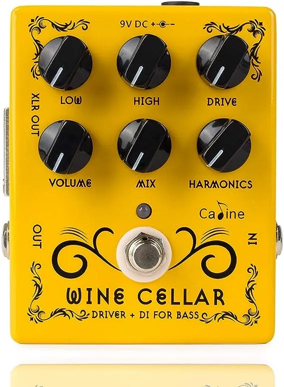 Wine Cellar Bass Driver box Guitar Effects Pedal True Bypass Electric Guitar