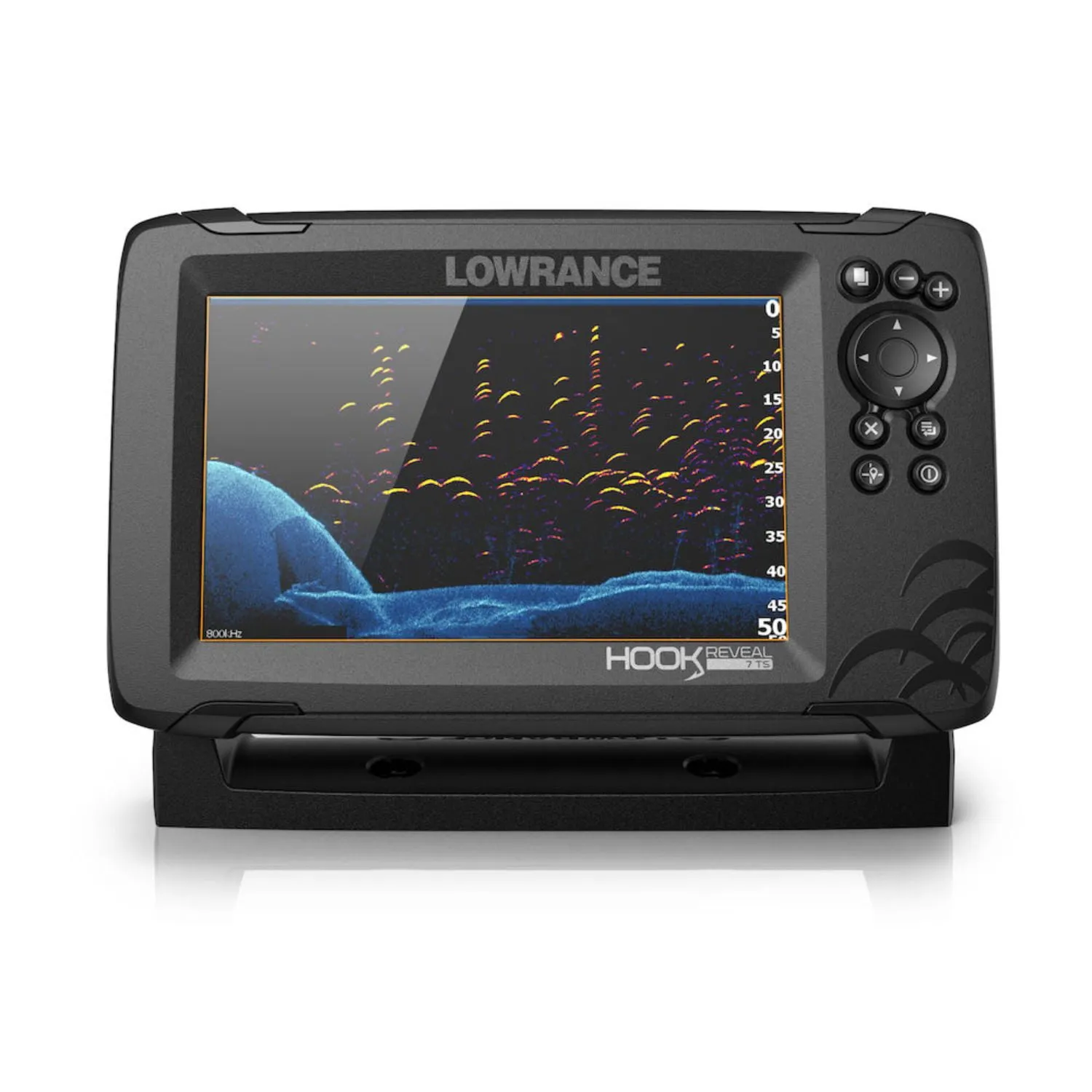 Lowrance 00015515001 Hook Reveal 7X Fish finder Triples hot with Down scan/Sides can Imaging without Mapping, 7"