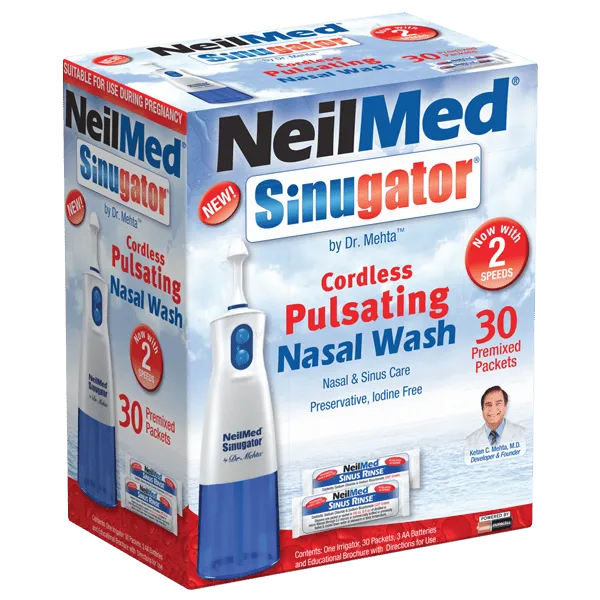 Sinugator Cordless Pulsating Nasal Wash