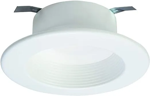 HALO RL 4 in. White Integrated LED Recessed Ceiling Light Retrofit Trim with Selectable CCT (2700K-5000K)